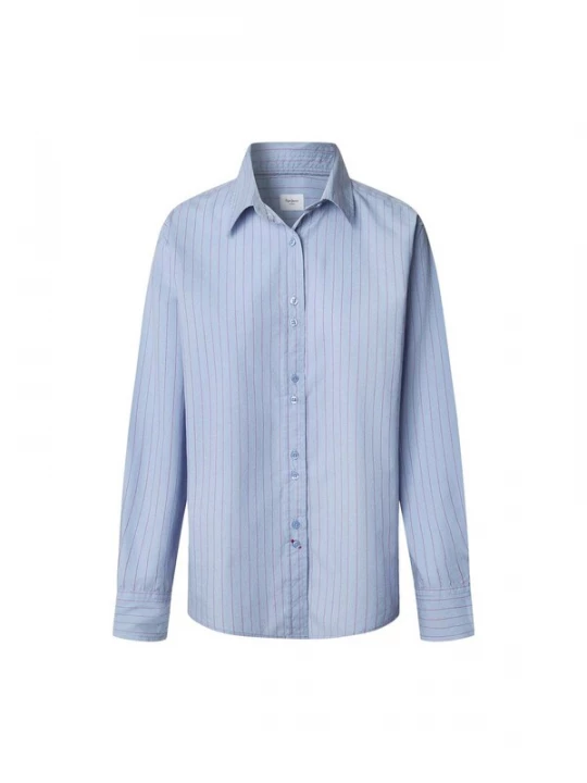 Foto van product Pepe Jeans Blouse 'Lyric' lichtblauw / magenta