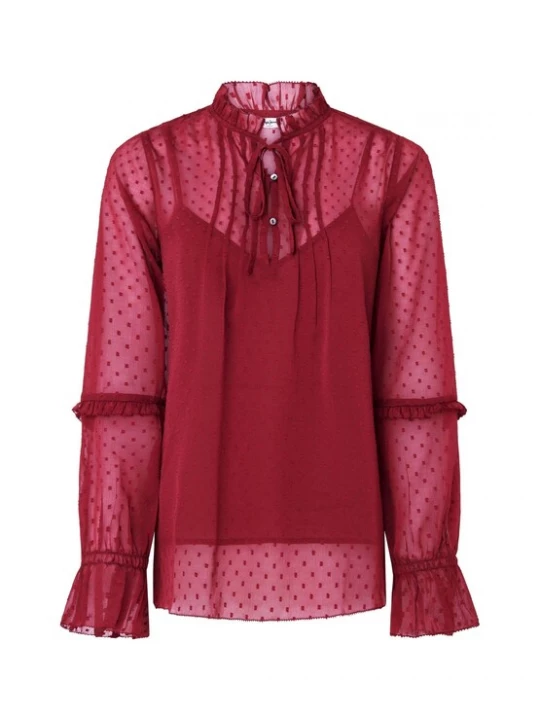 Foto van product Pepe Jeans Blouse 'ODETTE' bordeaux