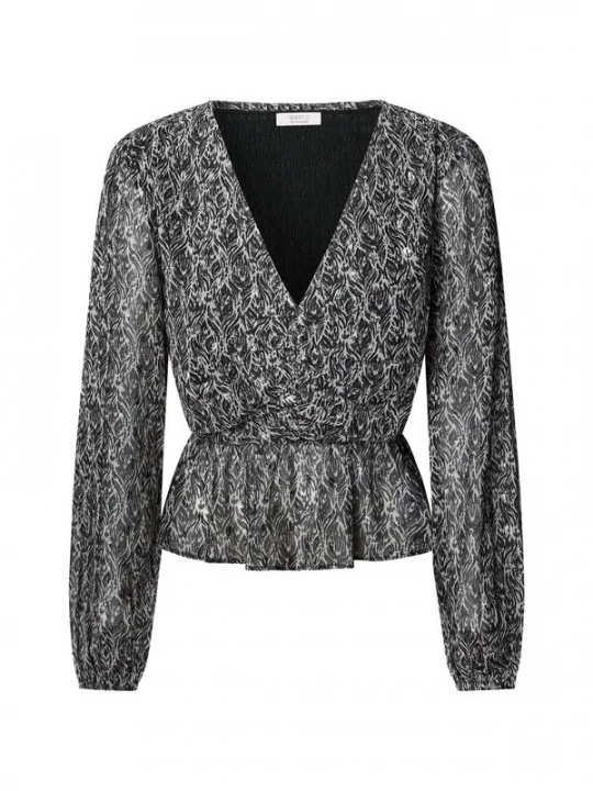 Foto van product Pepe Jeans Blouse zwart / wit