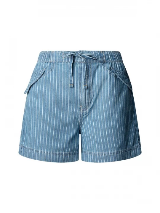 Foto van product Pepe Jeans Broek blauw denim / wit