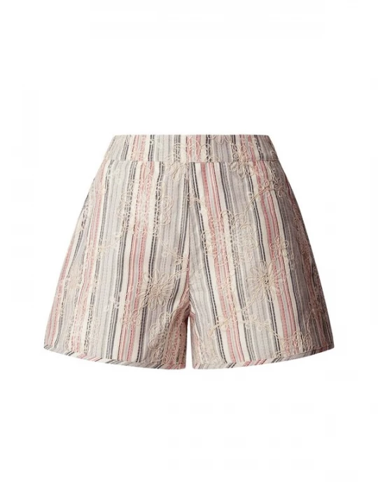 Foto van product Pepe Jeans Broek 'Genny' lichtgrijs / donkergrijs / rosa / offwhite