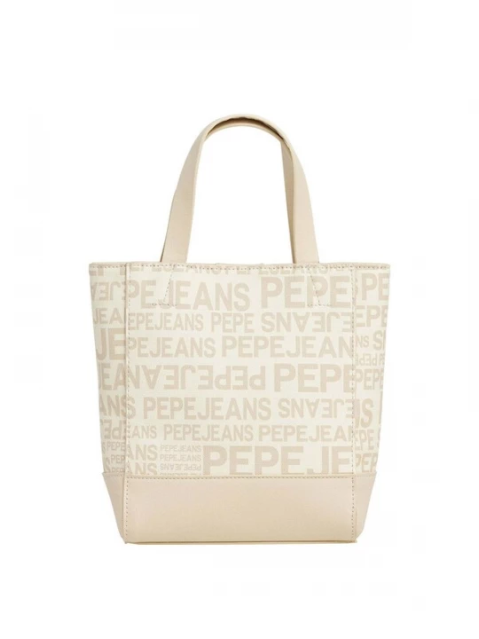 Foto van product Pepe Jeans Handtas ' GRACELYN ' beige / wit