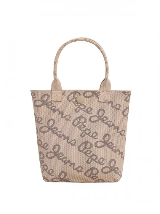 Foto van product Pepe Jeans Handtas ' GUTRUN ' beige / grijs