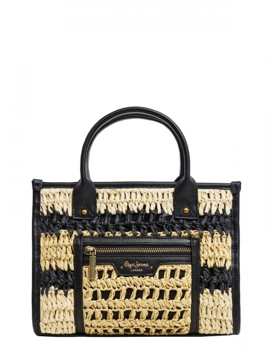 Foto van product Pepe Jeans Handtas 'Zadie London' beige / zwart