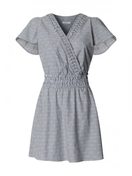 Foto van product Pepe Jeans Jurk 'Cinsy' donkerblauw / wit