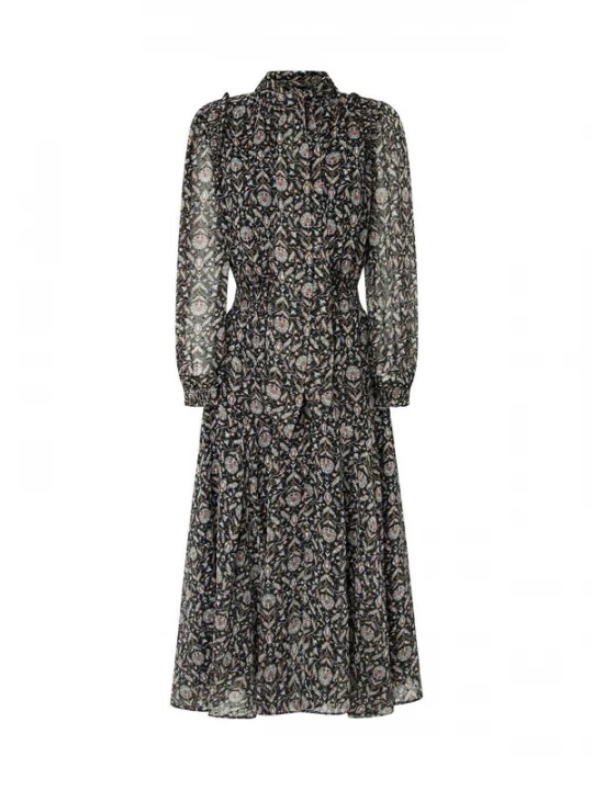 Foto van product Pepe Jeans Jurk 'Pixy' lichtblauw / bourgogne / zwart / offwhite