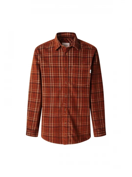 Foto van product Pepe Jeans Overhemd 'Cliffton' crème / kersrood / vuurrood