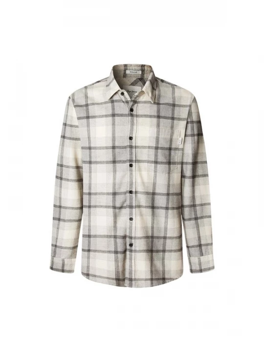 Foto van product Pepe Jeans Overhemd 'Clue' grijs / lichtgrijs / zwart