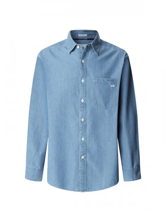 Foto van product Pepe Jeans Overhemd 'Colman' blauw denim