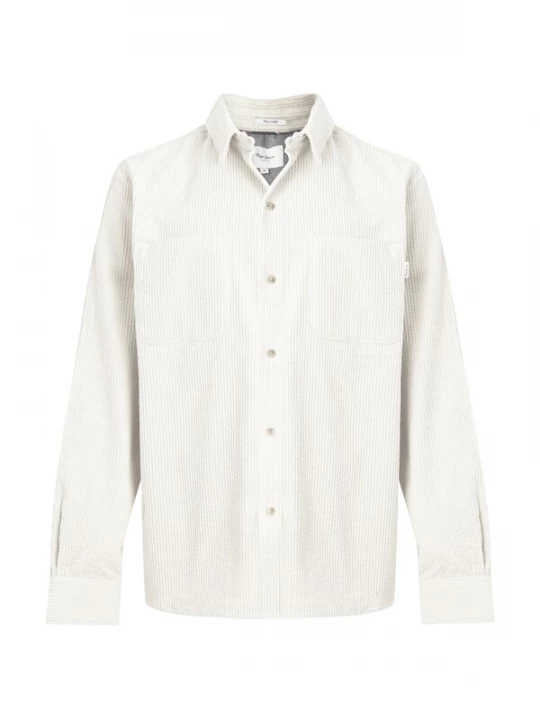 Foto van product Pepe Jeans Overhemd 'PALMER' natuurwit