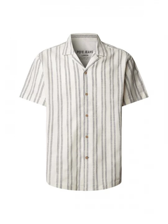 Foto van product Pepe Jeans Overhemd 'Pershore' navy / wit