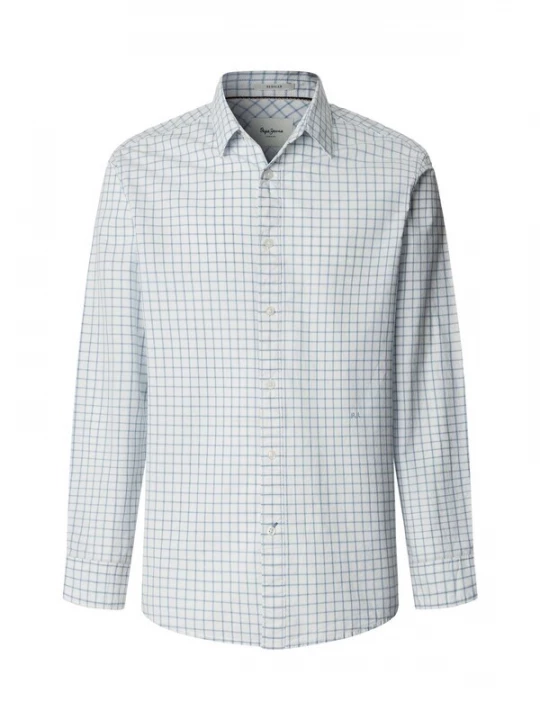 Foto van product Pepe Jeans Overhemd 'PRESLEY' lichtblauw / wit