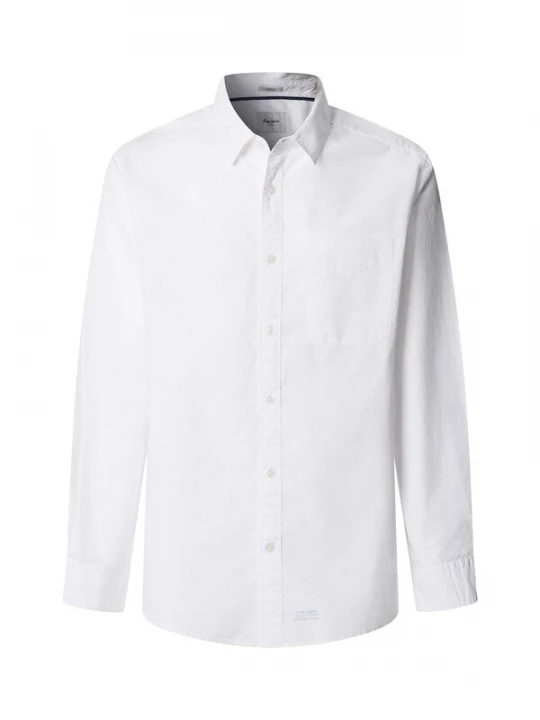 Foto van product Pepe Jeans Overhemd 'Robert' wit