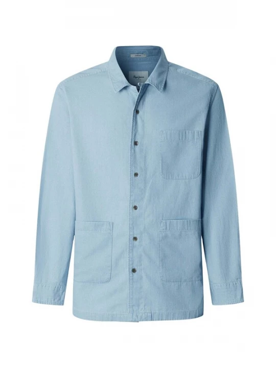 Foto van product Pepe Jeans Overhemd 'Robi' lichtblauw