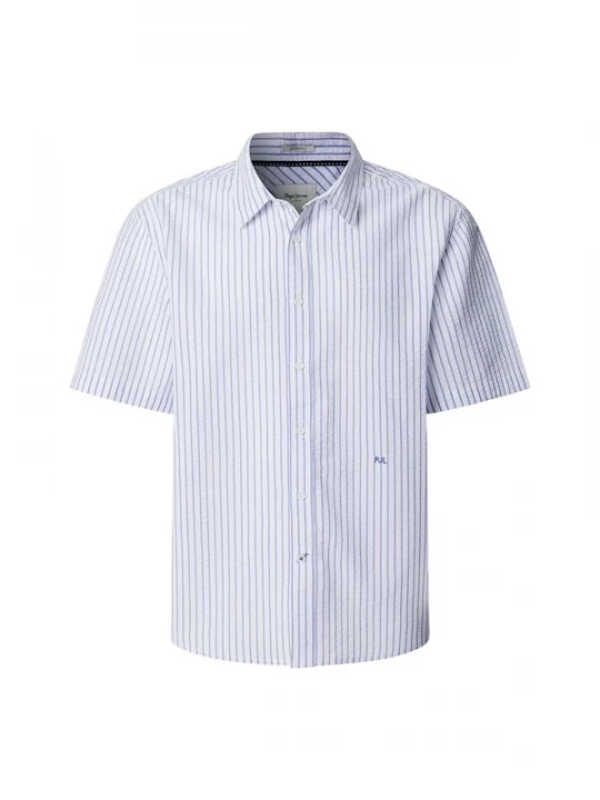 Foto van product Pepe Jeans Overhemd 'Ronnier' opaal / wit