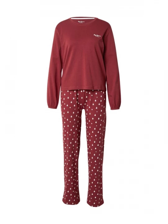 Foto van product Pepe Jeans Pyjama bourgogne / wit