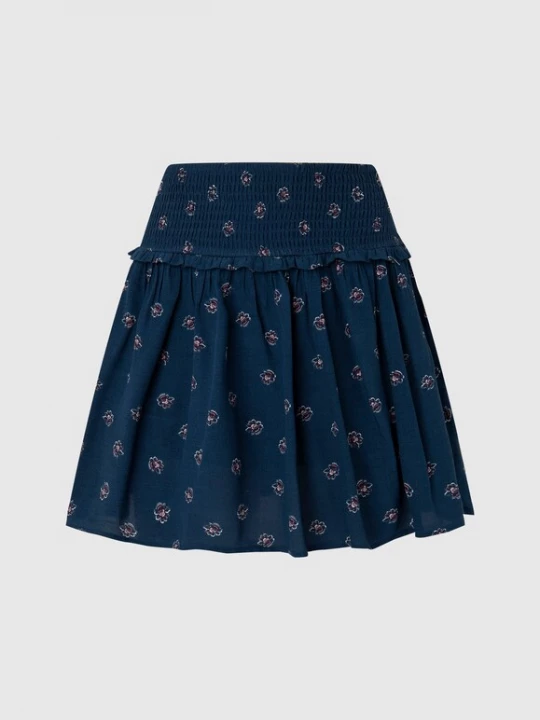 Foto van product Pepe Jeans Rok 'Bruna' navy / wit