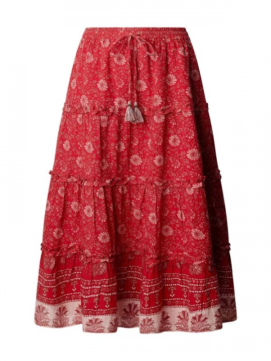 Foto van product Pepe Jeans Rok 'CANDELA' beige / rood