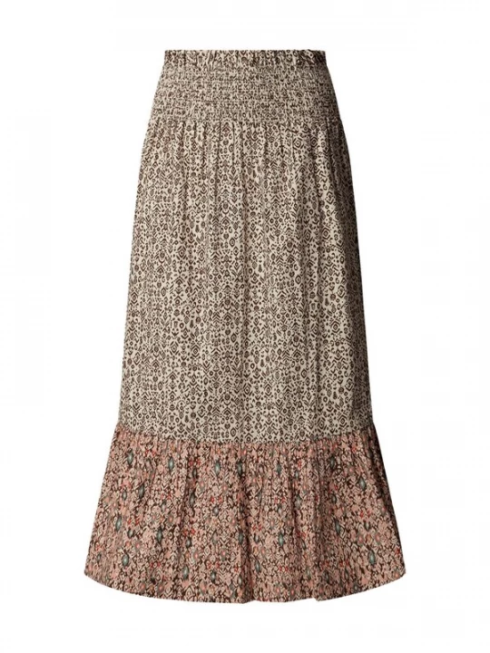 Foto van product Pepe Jeans Rok 'Daphne' lichtbruin / mintgroen / rosa / zwart