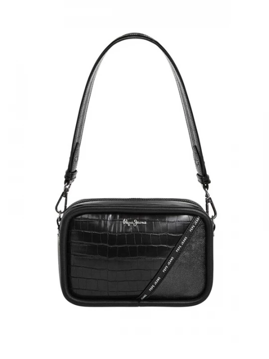 Foto van product Pepe Jeans Schoudertas ' KEYRA CROCO ' zwart