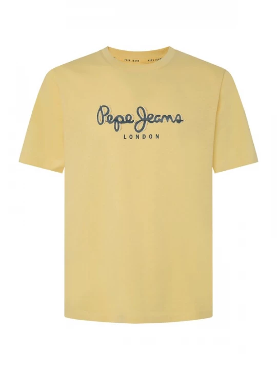 Foto van product Pepe Jeans Shirt 'Abel' navy / bruin / lichtgeel / wit