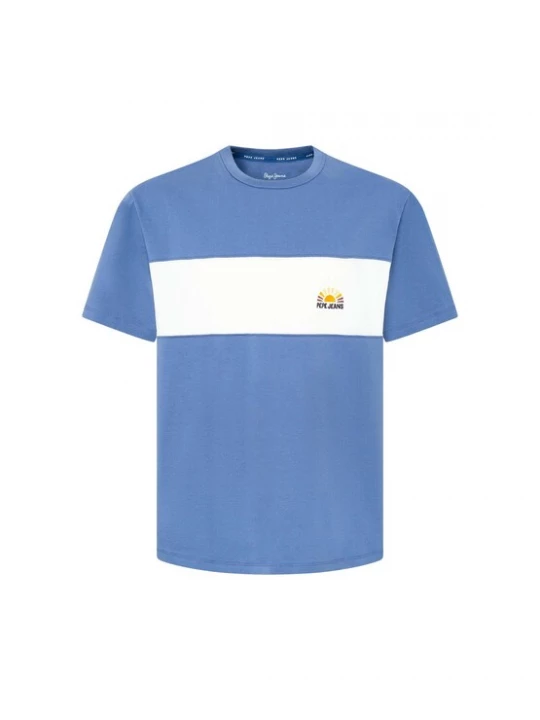 Foto van product Pepe Jeans Shirt 'AEDUS' blauw / wit