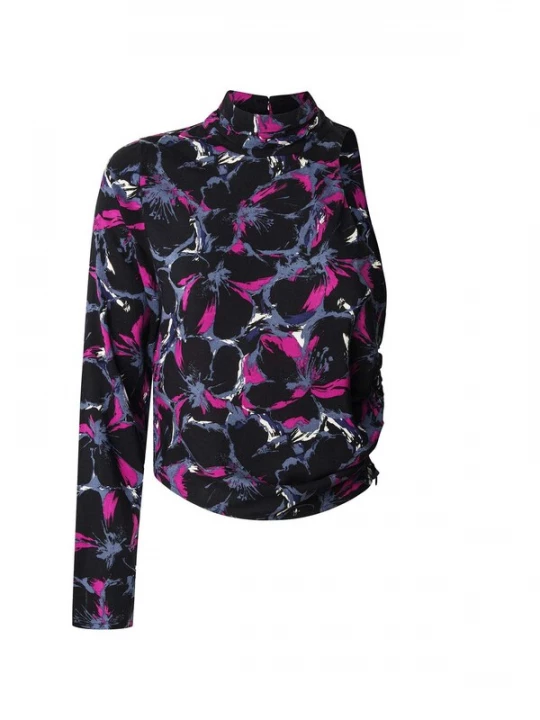 Foto van product Pepe Jeans Shirt 'Aria' grijs / donkerroze / zwart