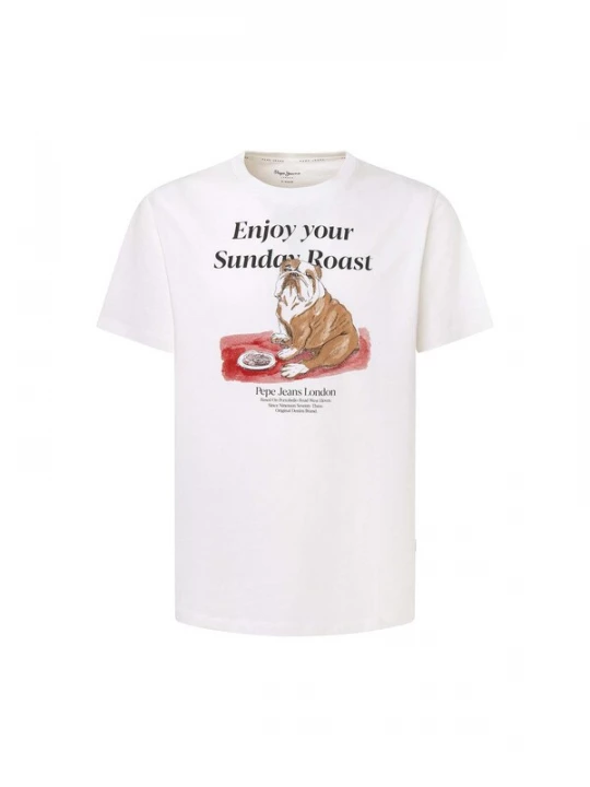 Foto van product Pepe Jeans Shirt ' AXEL ' gemengde kleuren / offwhite