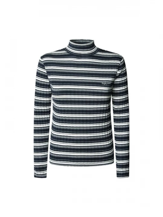 Foto van product Pepe Jeans Shirt 'Belen' donkerblauw / wit