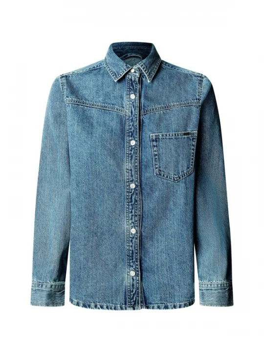 Foto van product Pepe Jeans Shirt blauw denim