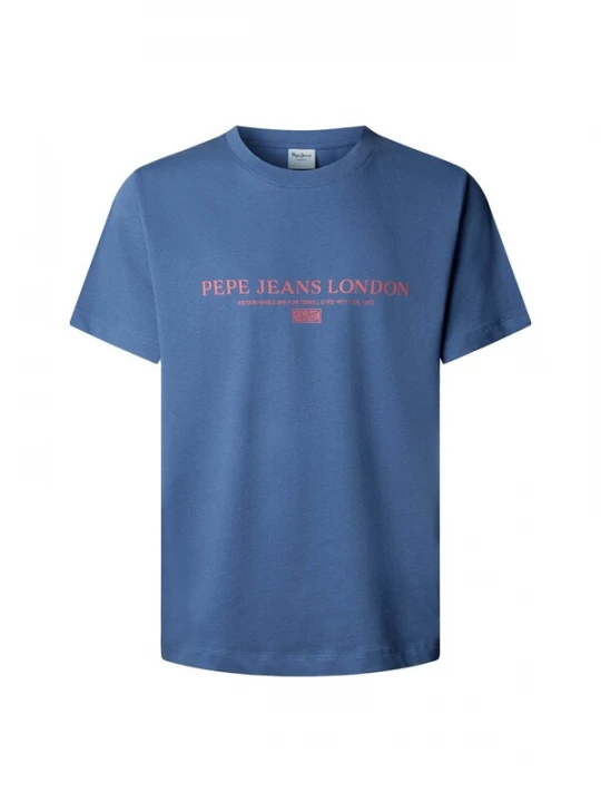 Foto van product Pepe Jeans Shirt blauw / lichtrood