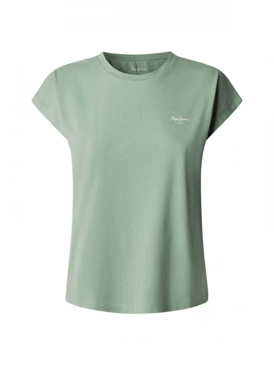 Foto van product Pepe Jeans Shirt 'Bloom' jade groen / wit