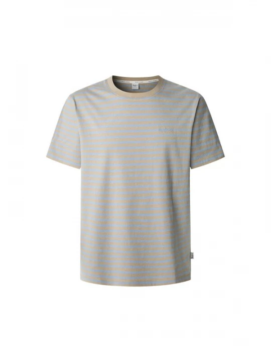 Foto van product Pepe Jeans Shirt 'Cane' donkerbeige / hemelsblauw