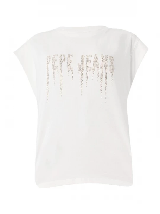 Foto van product Pepe Jeans Shirt 'Carina' goud / wit