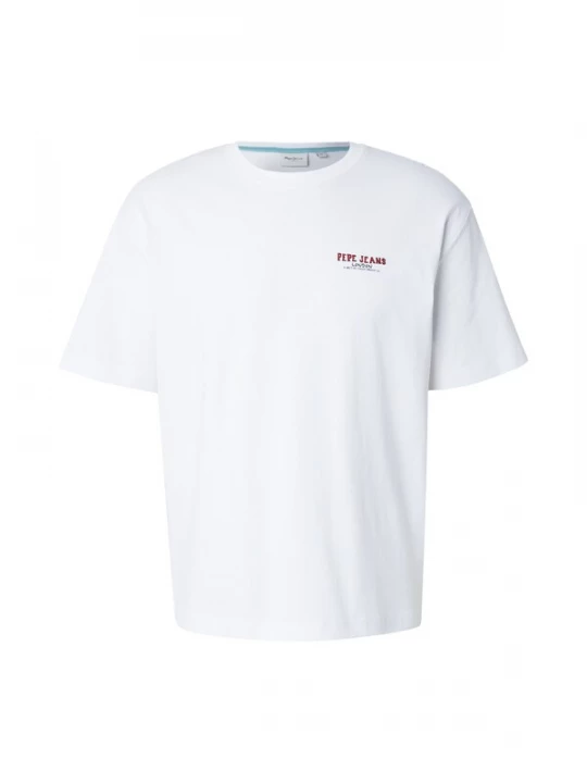 Foto van product Pepe Jeans Shirt 'CHELSEA' lichtblauw / rood / zwart / wit
