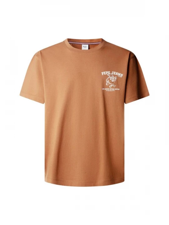 Foto van product Pepe Jeans Shirt 'Coffeet' mokka / wit
