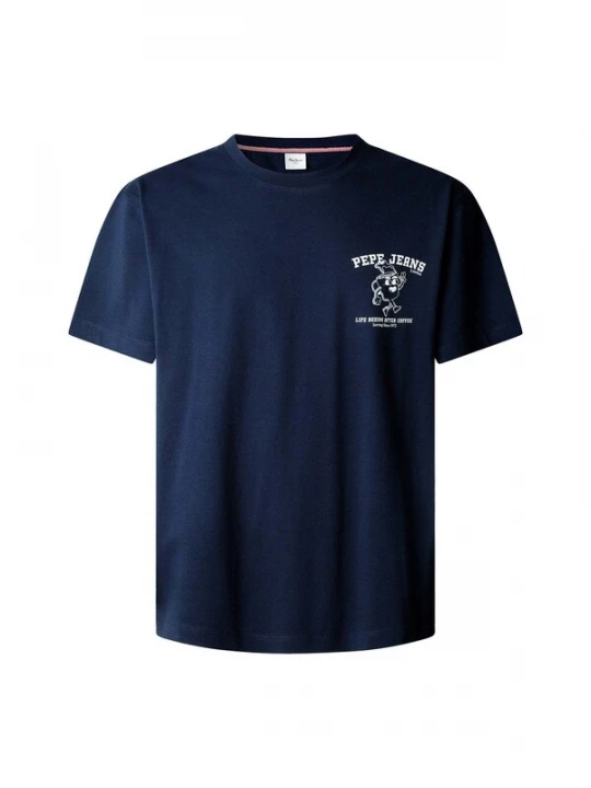 Foto van product Pepe Jeans Shirt 'Coffeet' navy / wit