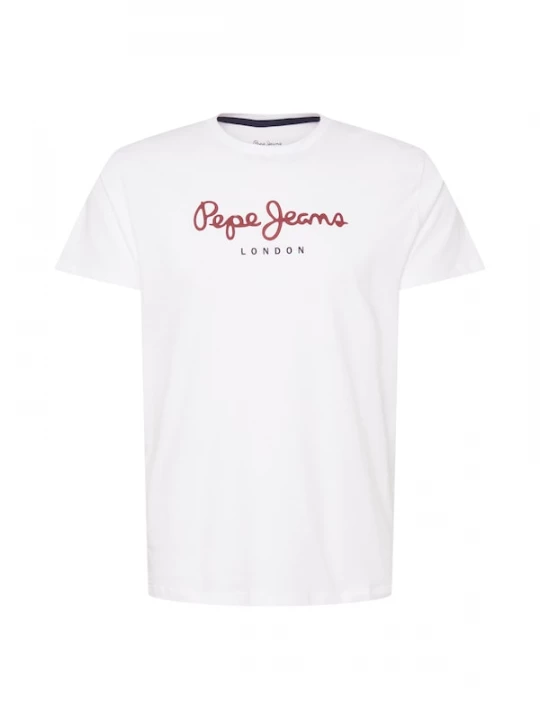 Foto van product Pepe Jeans Shirt 'Eggo' navy / donkerrood / wit