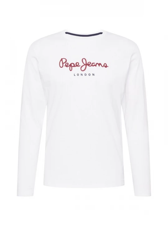 Foto van product Pepe Jeans Shirt 'Eggo' navy / robijnrood / wit