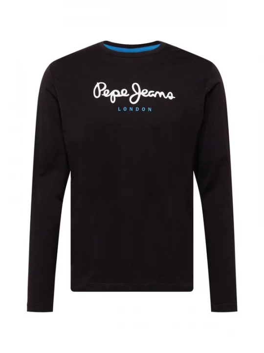 Foto van product Pepe Jeans Shirt 'EGGO' turquoise / zwart / wit