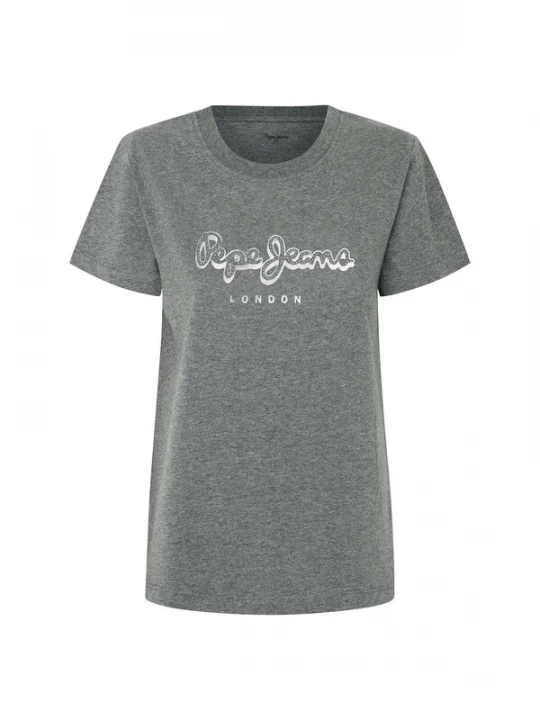 Foto van product Pepe Jeans Shirt 'Gaia' donkergrijs / wit