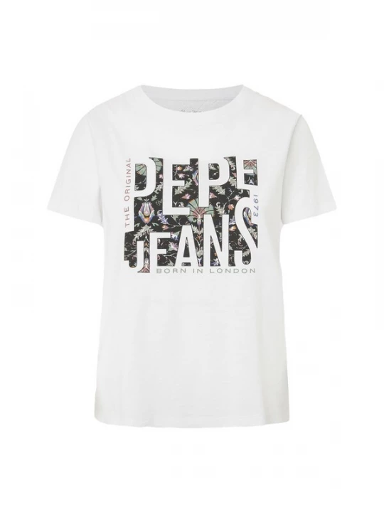 Foto van product Pepe Jeans Shirt 'GLORIA' zwart / wit