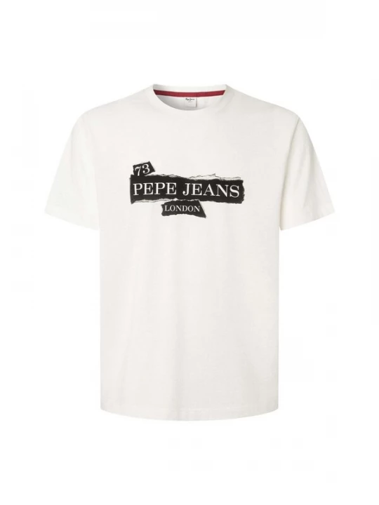 Foto van product Pepe Jeans Shirt 'GRIFFIN' zwart / offwhite