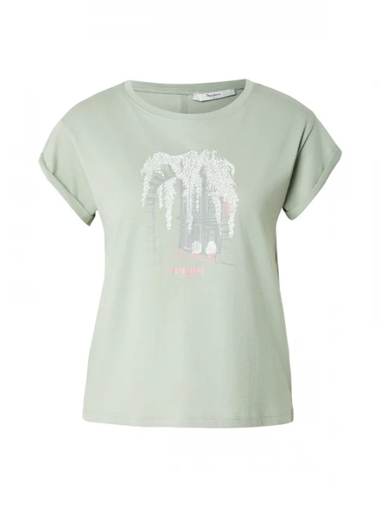 Foto van product Pepe Jeans Shirt grijs / pastelgroen / rosa / wit