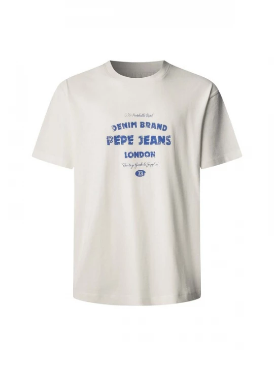 Foto van product Pepe Jeans Shirt 'JAXON' blauw / offwhite