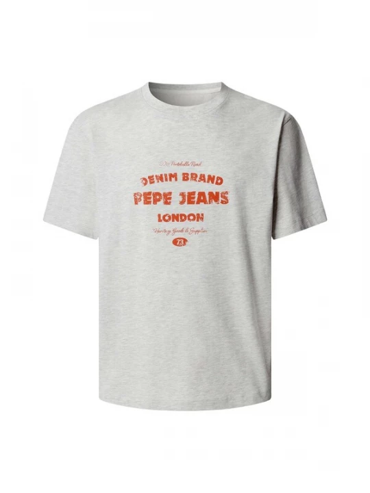 Foto van product Pepe Jeans Shirt 'JAXON' lichtgrijs / oranje