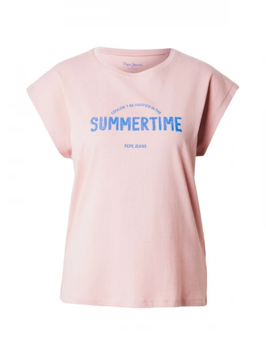 Foto van product Pepe Jeans Shirt lichtblauw / oudroze