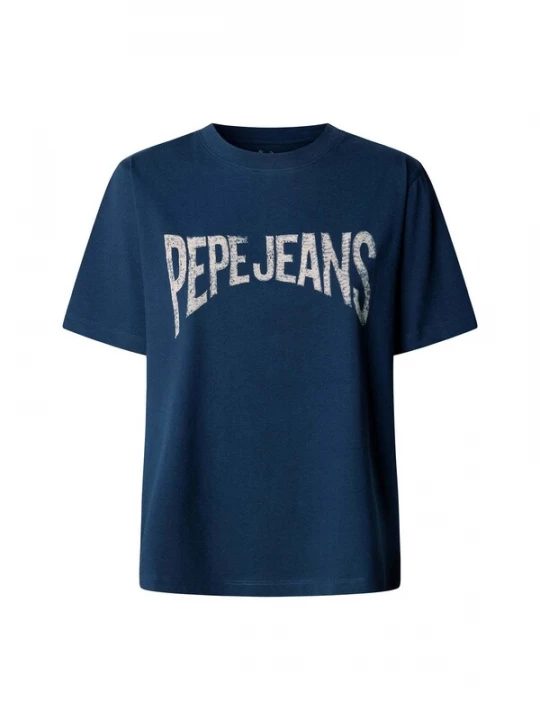 Foto van product Pepe Jeans Shirt 'Maca' donkerblauw / wit gemêleerd