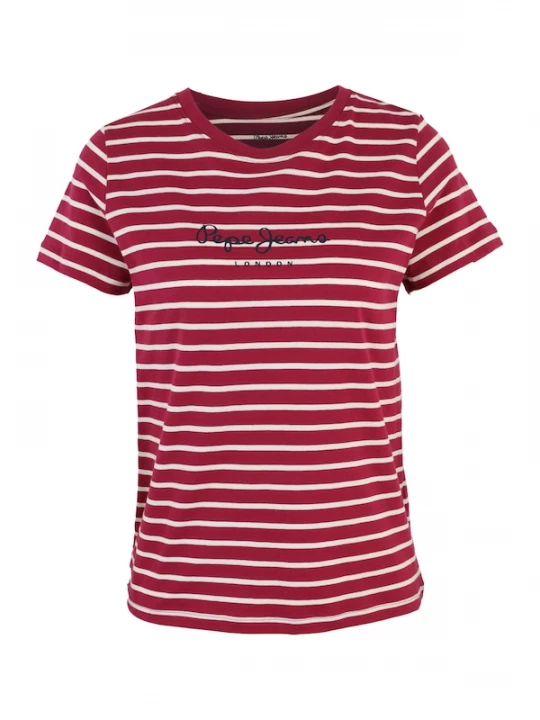 Foto van product Pepe Jeans Shirt 'MAE' navy / donkerroze / wit