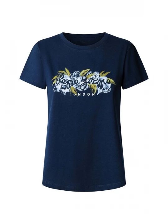 Foto van product Pepe Jeans Shirt 'Mahina' blauw / donkerblauw / groen